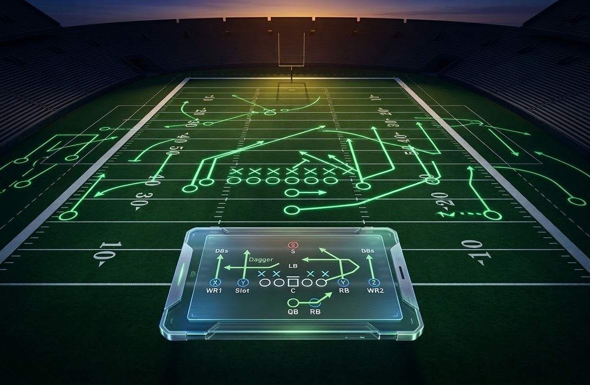 The Gridiron Lab - Flag Football Play Builder